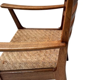 Two Modernist Art Deco Armchairs by Bas van Pelt for My Home, 1930s